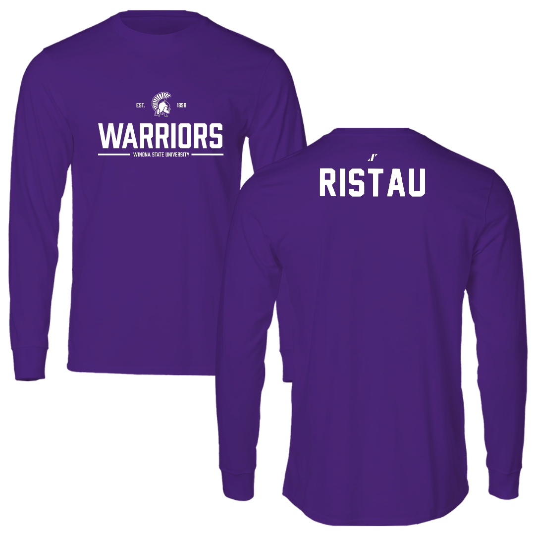 Winona State University Tennis Purple General Performance Long Sleeve - Lainy Ristau