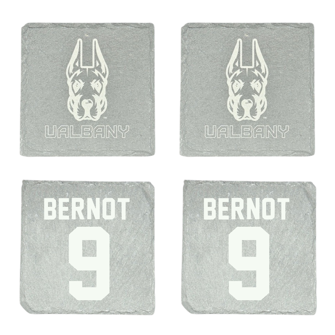 University at Albany Soccer Stone Coaster (4 Pack)  - #9 Tiffany Bernot