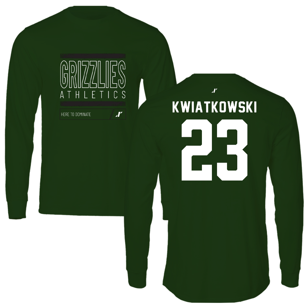 Adams State University Soccer Forest Green Dominate Long Sleeve - #23 Hailey Kwiatkowski
