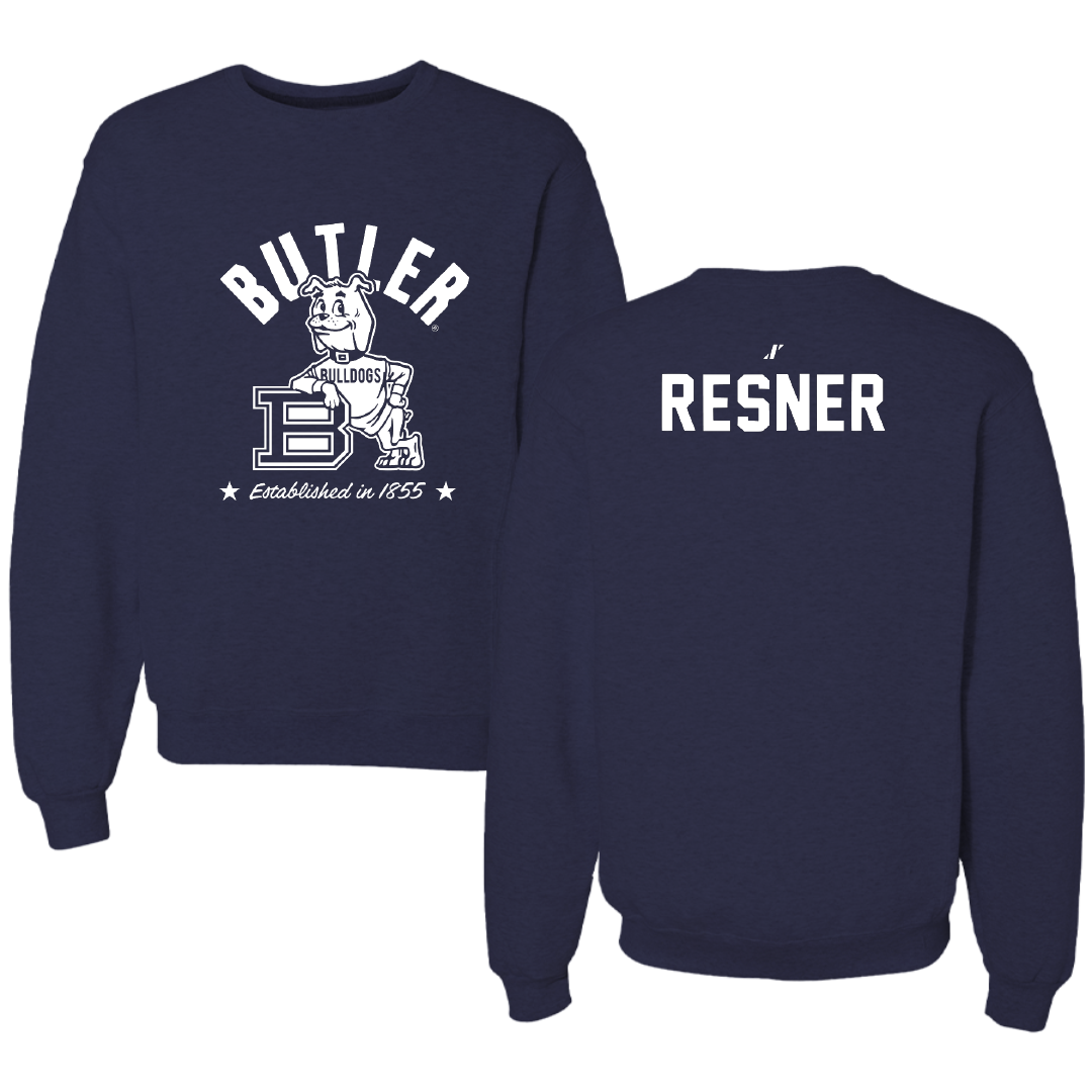 Butler University Swimming & Diving Navy General Crewneck - Sophia Resner