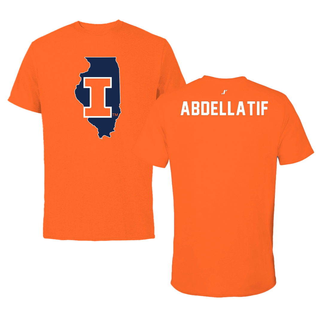 University of Illinois TF and XC Orange State Tee - Noor Abdellatif