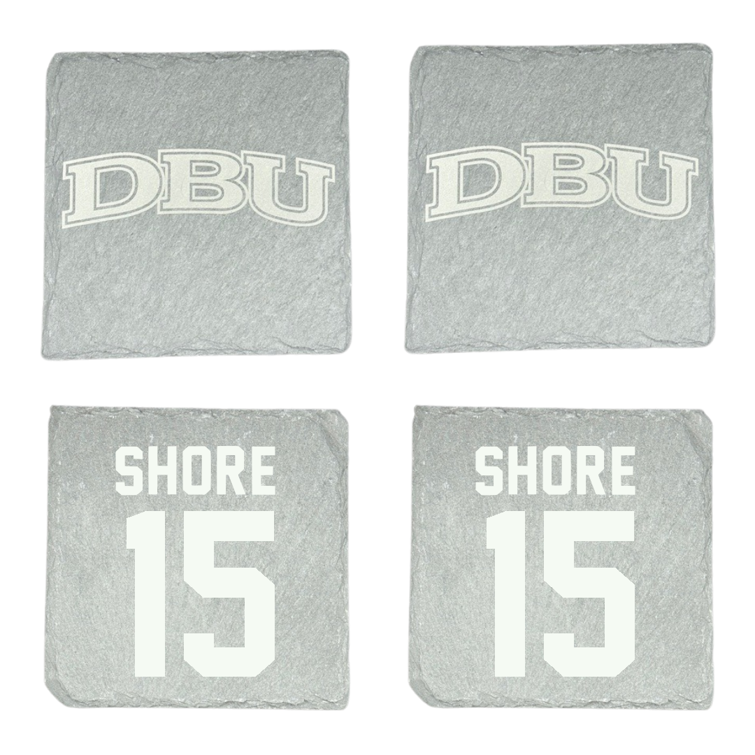 Dallas Baptist University Volleyball Stone Coaster (4 Pack)  - #15 Shaylee Shore