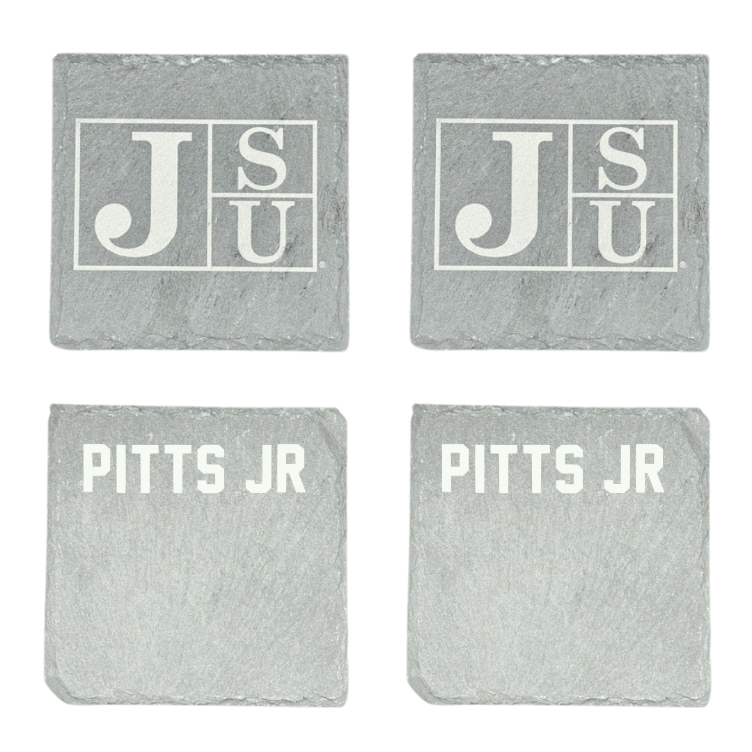 Jackson State University TF and XC Stone Coaster (4 Pack)  - Sedgwrick Pitts Jr