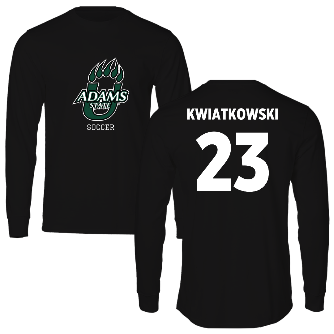 Adams State University Soccer Black State Performance Long Sleeve - #23 Hailey Kwiatkowski