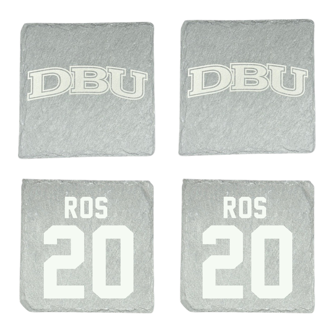 Dallas Baptist University Ice Hockey Stone Coaster (4 Pack)  - #20 Marley Ros
