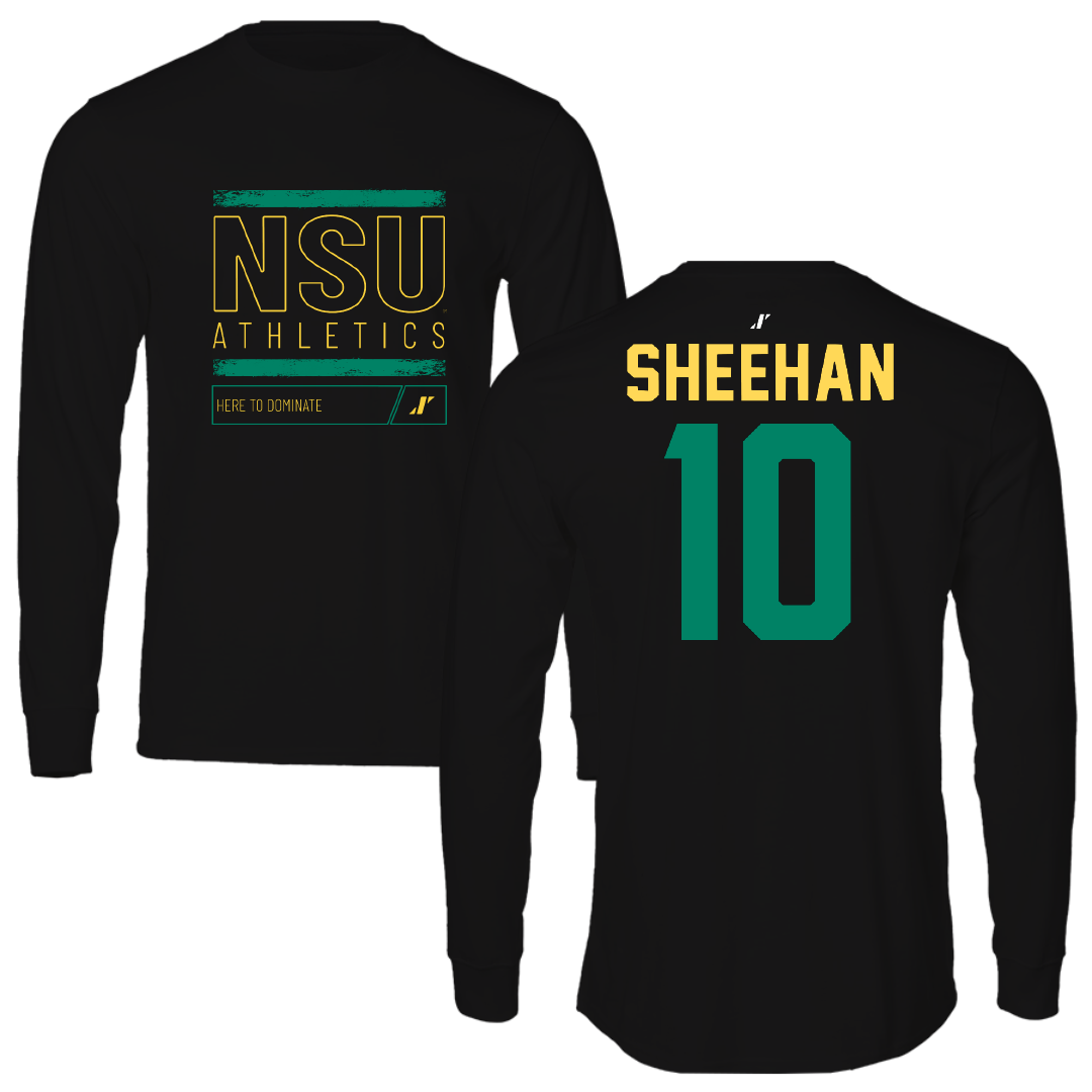Norfolk State University Softball Black Dominate Long Sleeve - #10 Lauren Sheehan