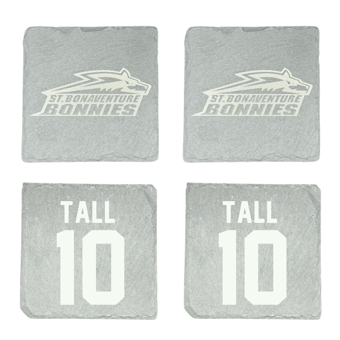 St. Bonaventure University Soccer Stone Coaster (4 Pack)  - #10 Mo Tall