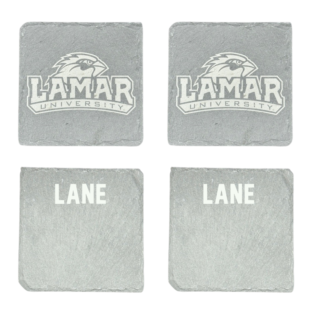 Lamar University TF and XC Stone Coaster (4 Pack)  - RJ Lane