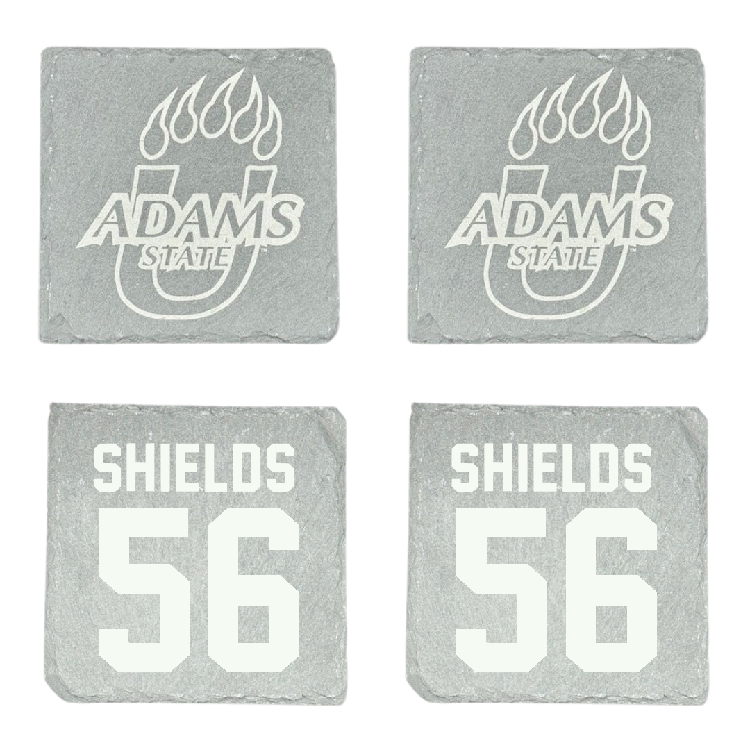 Adams State University Football Stone Coaster (4 Pack)  - #56 Aiden Shields