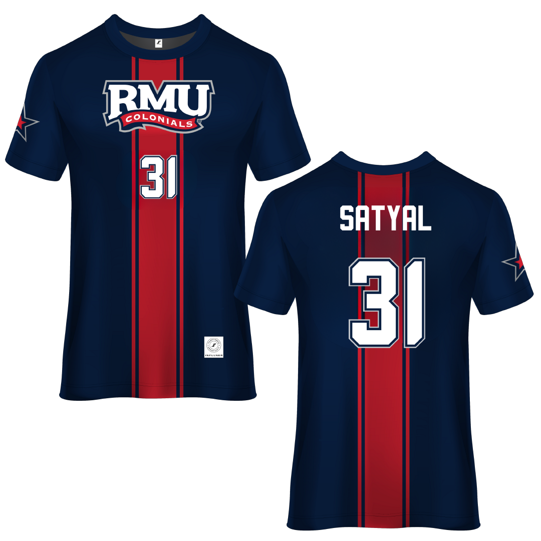 Robert Morris University Blue Soccer Jersey - #31 Deetya Satyal