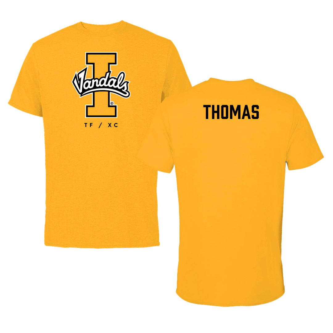 University of Idaho TF and XC Gold Tee - Reid Thomas