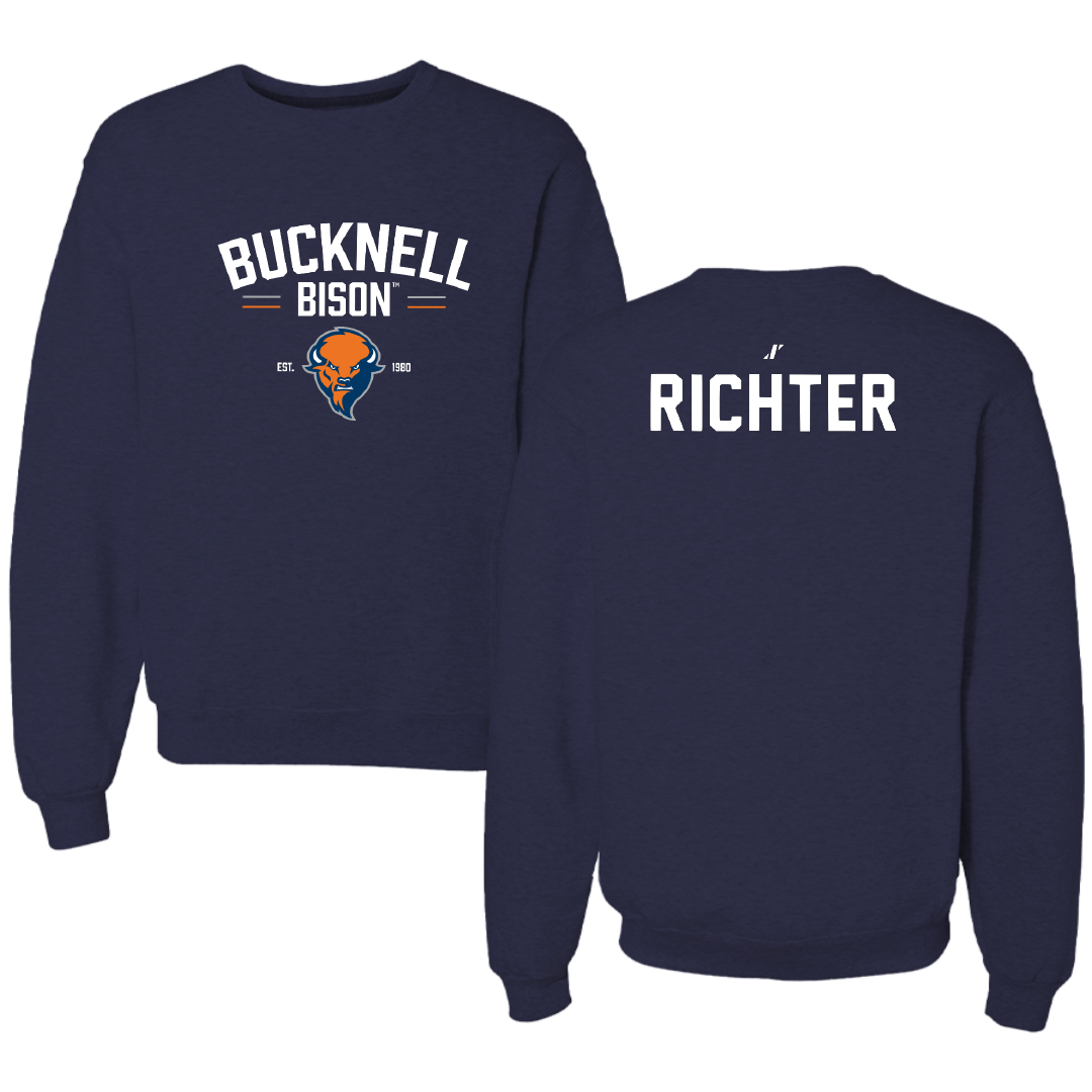 Bucknell University Golf Navy General Crewneck - Paige Richter