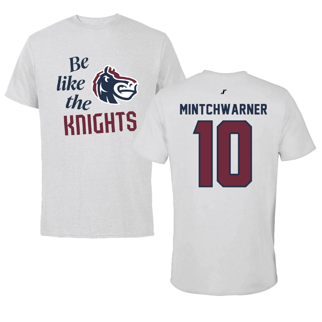 Fairleigh Dickinson University-Metropolitan Campus Lacrosse Light Gray Be Like Us Tee - #10 Lane Mintchwarner