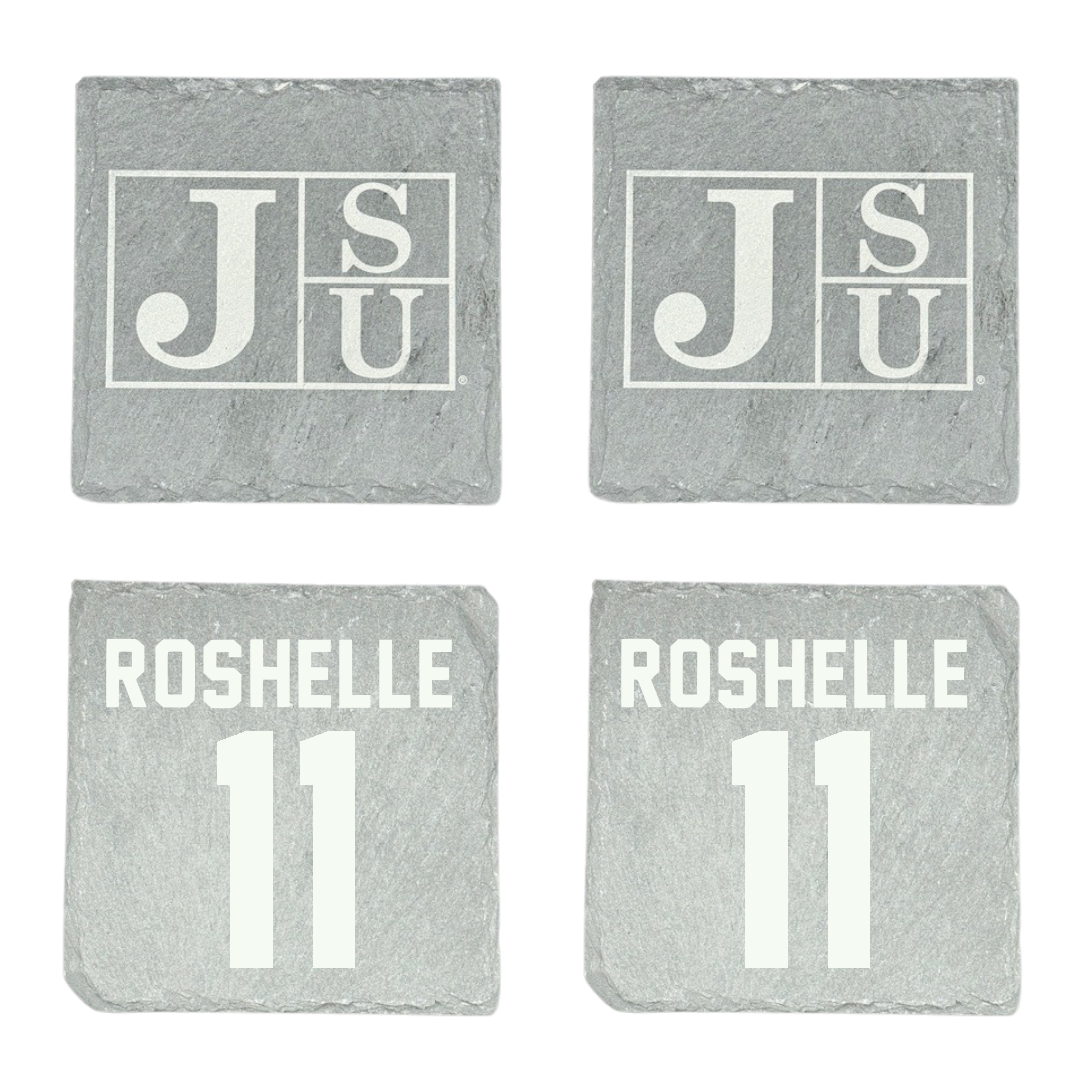 Jackson State University Basketball Stone Coaster (4 Pack)  - #11 Madison Roshelle