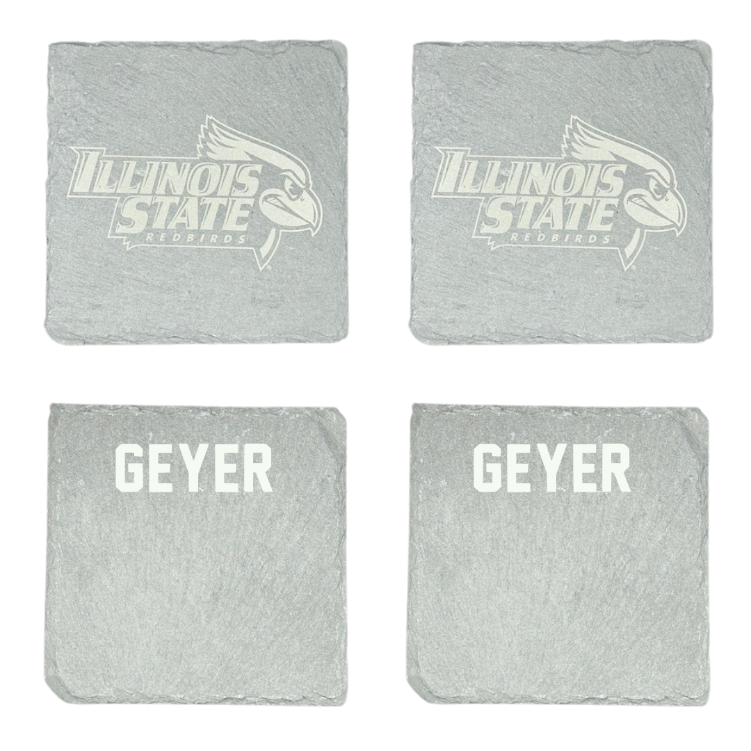 Illinois State University Track and Field Stone Coaster (4 Pack)  - Cambria Geyer