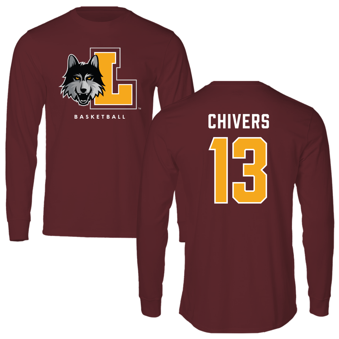 Loyola University-Chicago Basketball Maroon Mascot Performance Long Sleeve - #13 Kira Chivers