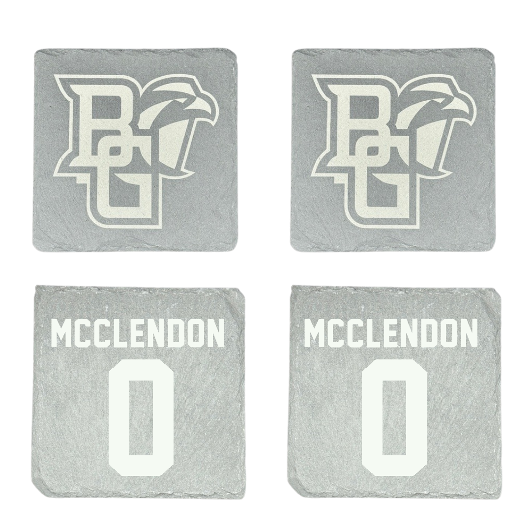 Bowling Green State University Football Stone Coaster (4 Pack)  - #0 Darius McClendon