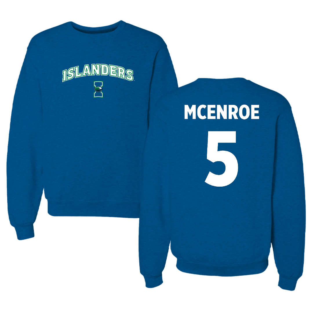 Texas A&M University-Corpus Christi Baseball Blue Crewneck - #5 Tucker McEnroe
