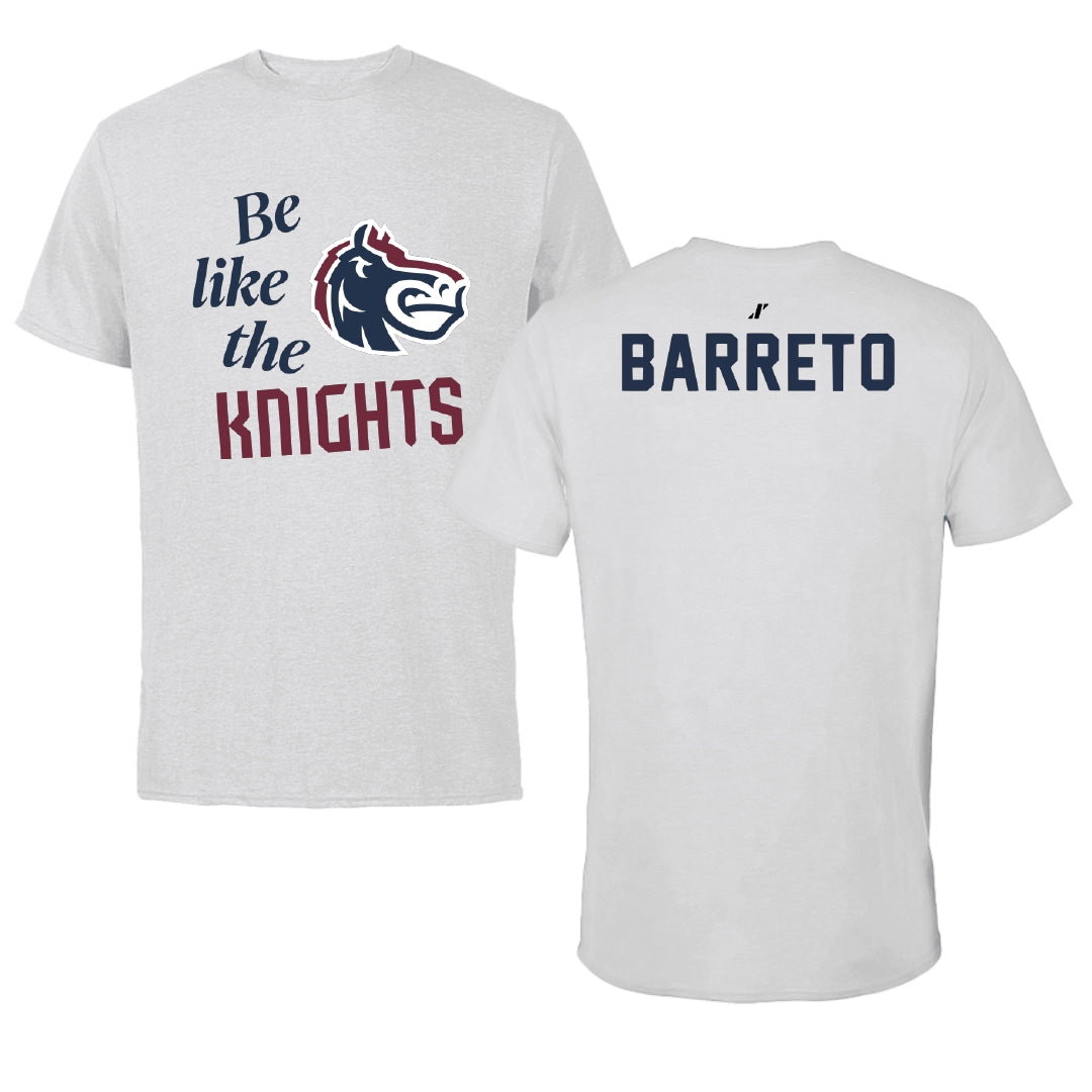 Fairleigh Dickinson University-Metropolitan Campus TF and XC Light Gray Be Like Us Tee - Brandon Barreto