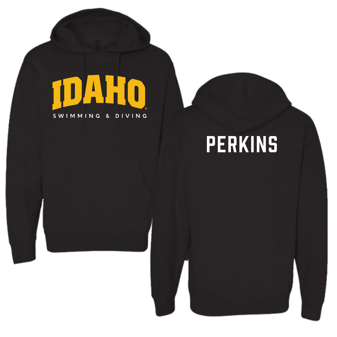 University of Idaho Swimming & Diving Black Idaho Hoodie - Amelia Perkins