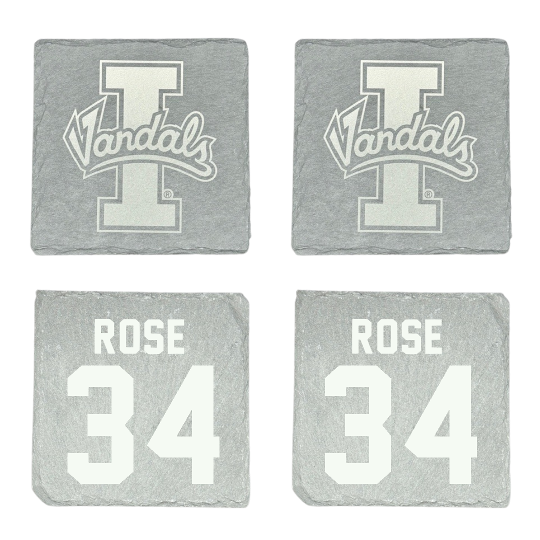 University of Idaho Basketball Stone Coaster (4 Pack)  - #34 Kyson Rose