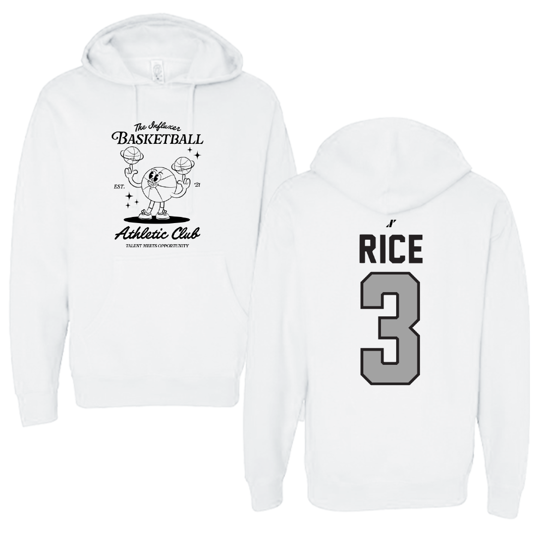 Basketball White Influxer Athletic Club Hoodie - #3 Tyler Rice