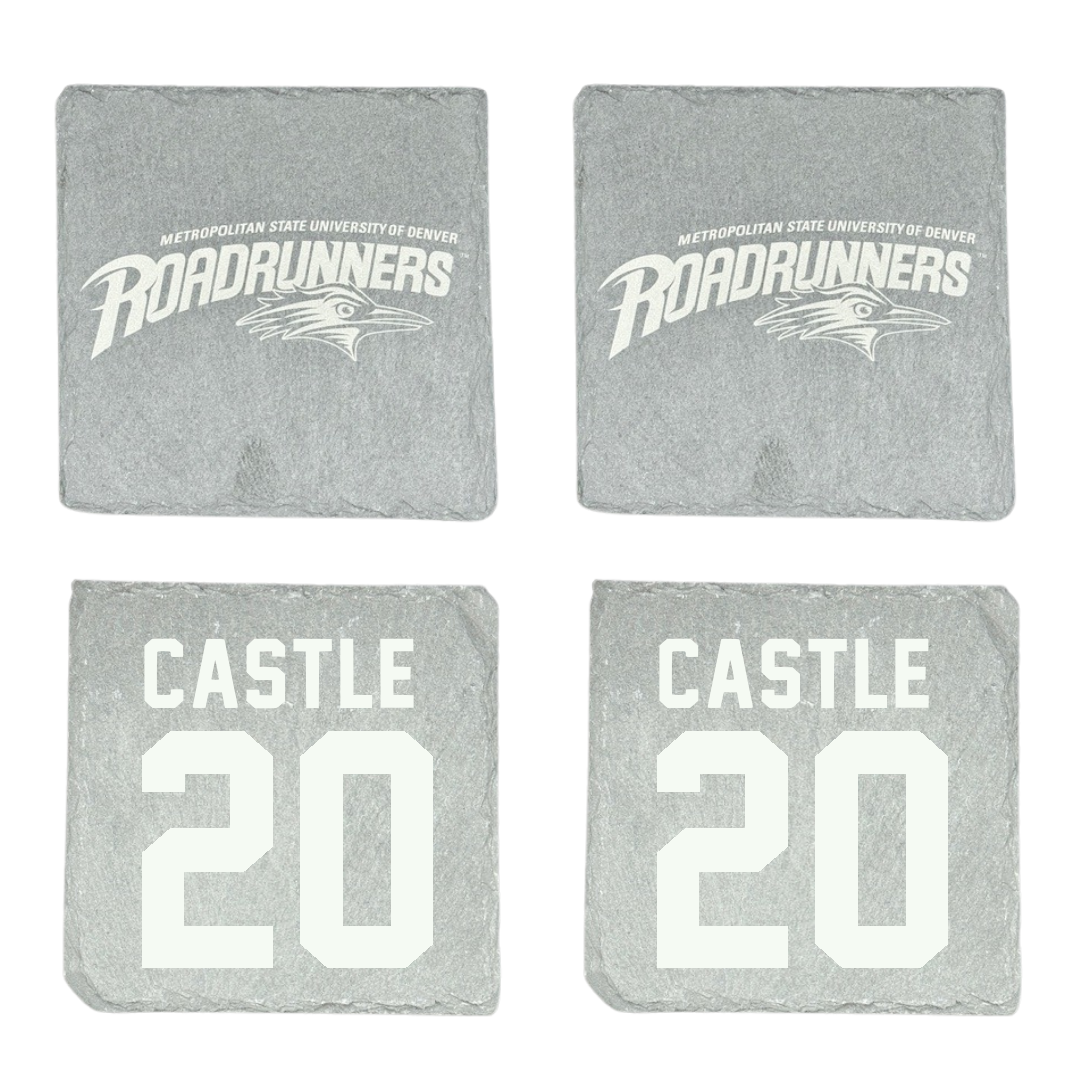 Metropolitan State University of Denver Soccer Stone Coaster (4 Pack)  - #20 Ella Castle