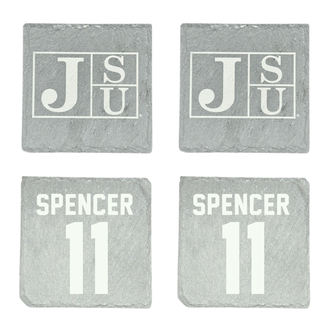 Jackson State University Football Stone Coaster (4 Pack)  - #11 Isaiah Spencer