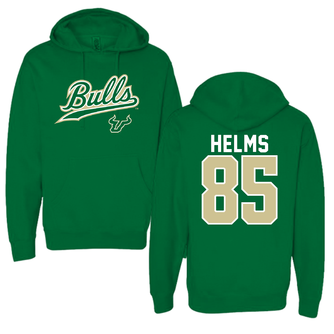 University of South Florida Football Green General Hoodie - #85 Christian Helms
