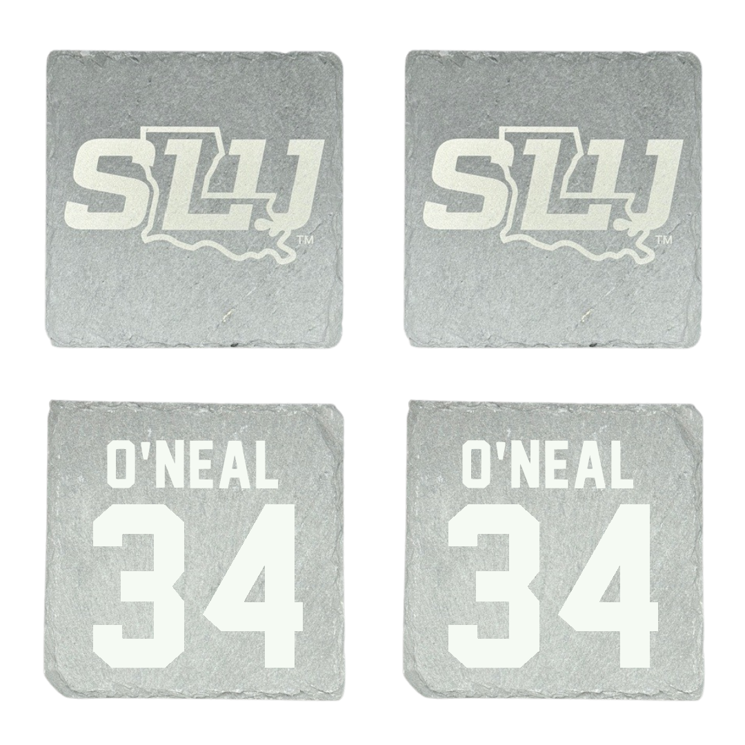 Southeastern Louisiana University Baseball Stone Coaster (4 Pack)  - #34 Conner O’Neal
