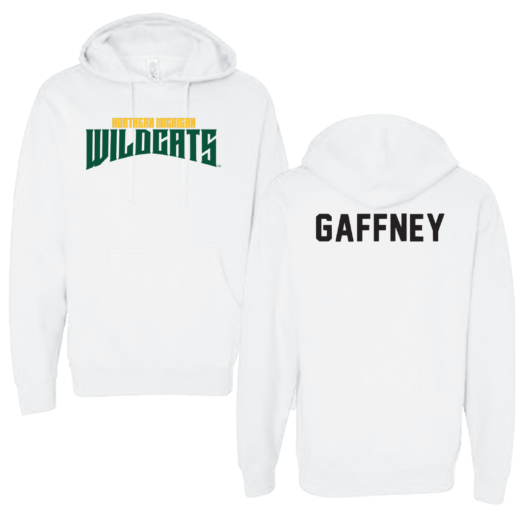 Northern Michigan University Wrestling White Classic Hoodie - Noelle Gaffney