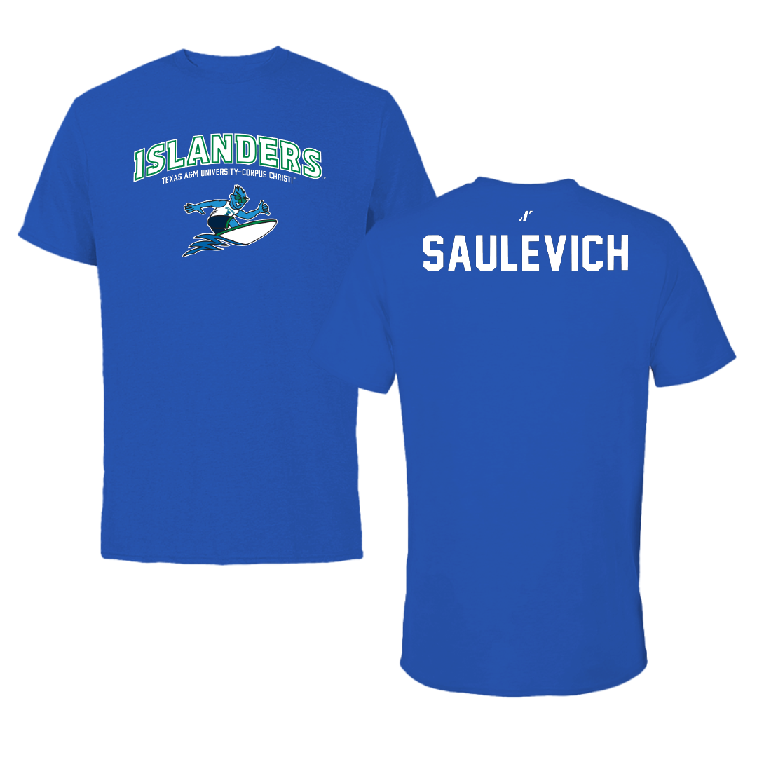Texas A&M University-Corpus Christi Tennis Blue General Tee - Palina Saulevich
