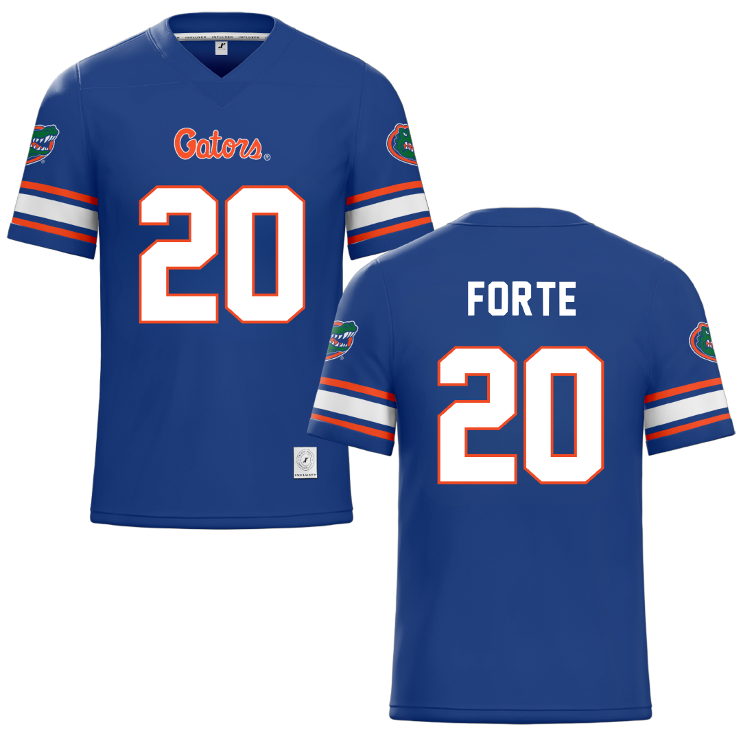 University of Florida Blue Lacrosse Jersey - #20 Celeste Forte