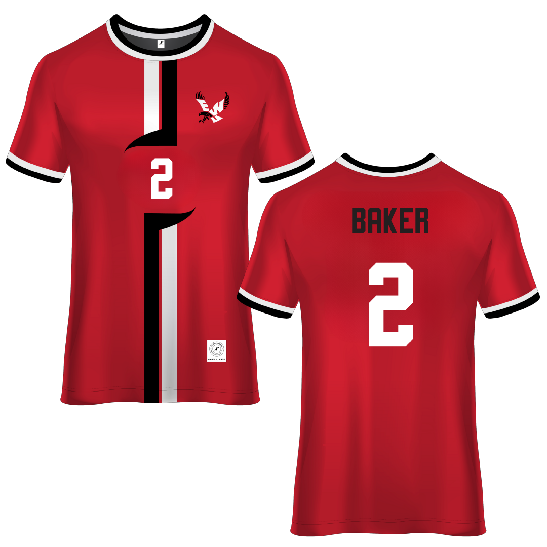 Eastern Washington University Red Soccer Jersey - #2 Lyric Baker