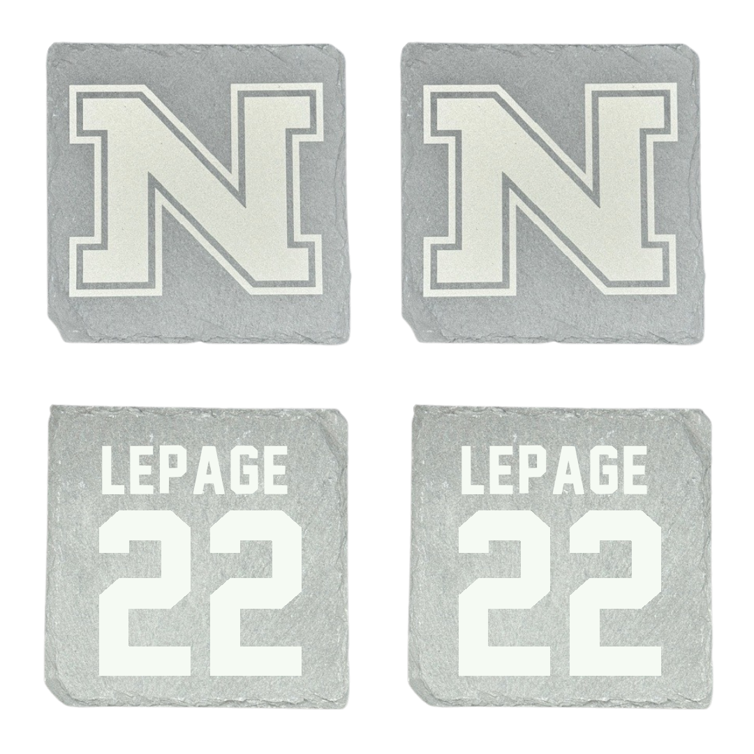 Northern Michigan University Basketball Stone Coaster (4 Pack)  - #22 Cooper LePage