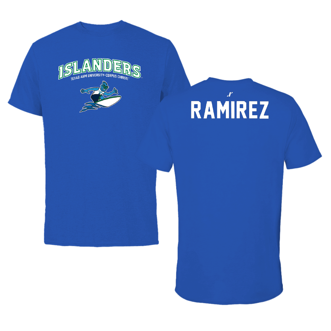 Texas A&M University-Corpus Christi Golf Blue General Tee - Lucia Ramirez