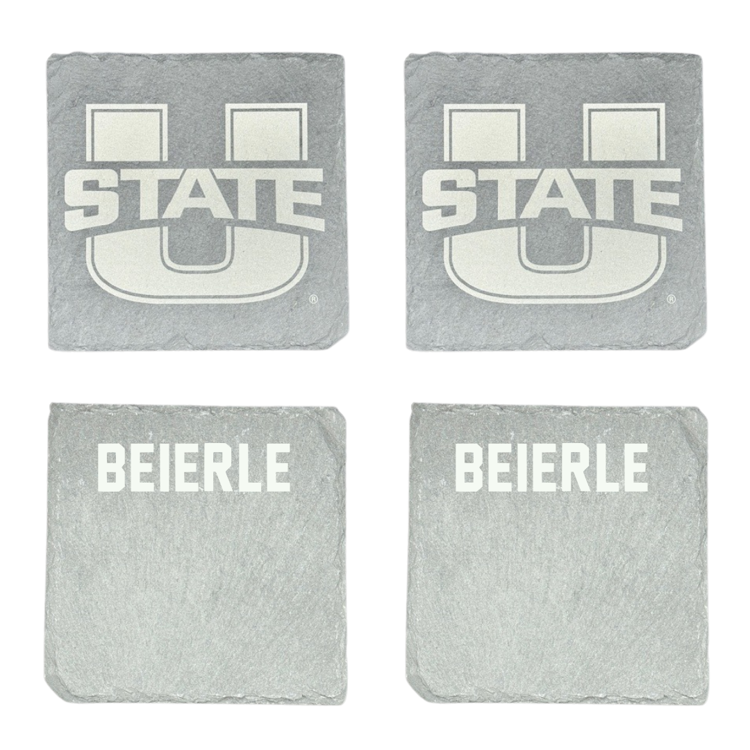 Utah State University TF and XC Stone Coaster (4 Pack)  - Gavin Beierle