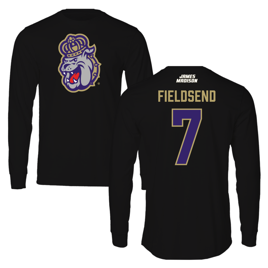 James Madison University Soccer Black Long Sleeve - #7 Jeanette Fieldsend