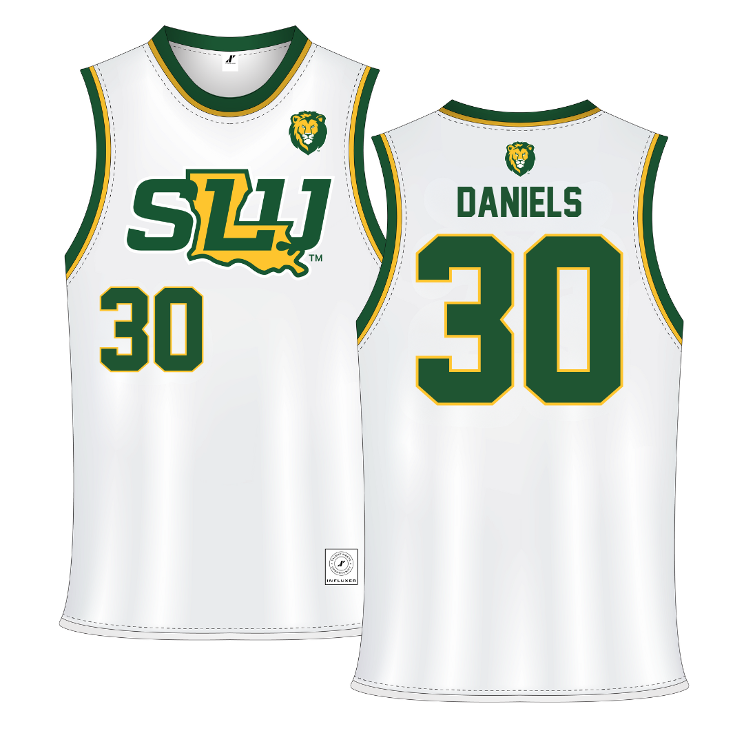 Southeastern Louisiana University White Basketball Jersey - #30 Cheyanne Daniels