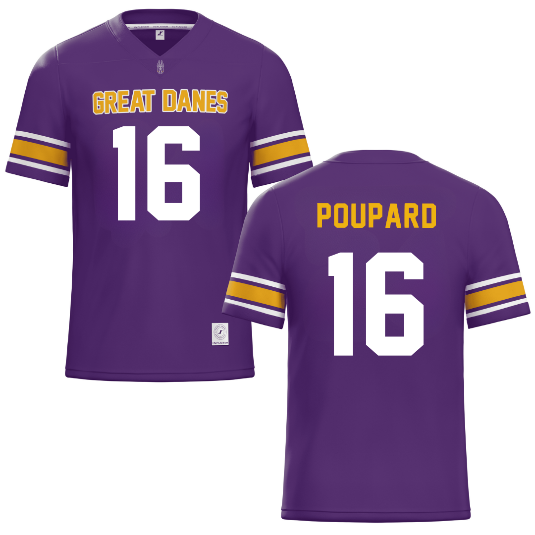 University at Albany Purple Lacrosse Jersey - #16 Ava Poupard