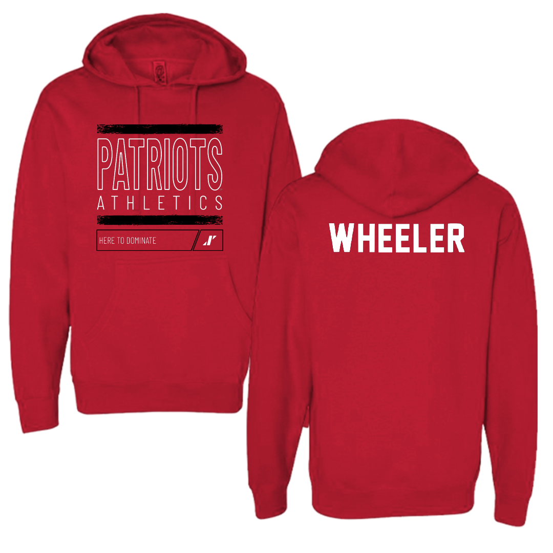 Dallas Baptist University TF and XC Red Dominate Hoodie - Cierra Wheeler
