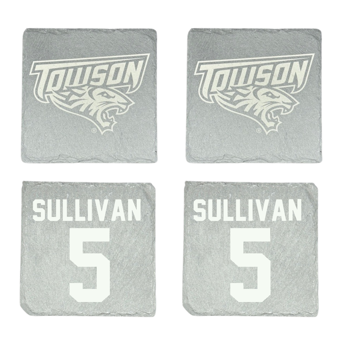 Towson University Lacrosse Stone Coaster (4 Pack)  - #5 Shannon Sullivan