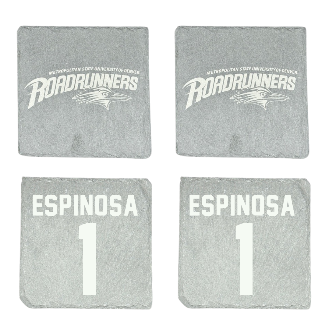 Metropolitan State University of Denver Basketball Stone Coaster (4 Pack)  - #1 Mikylah Espinosa