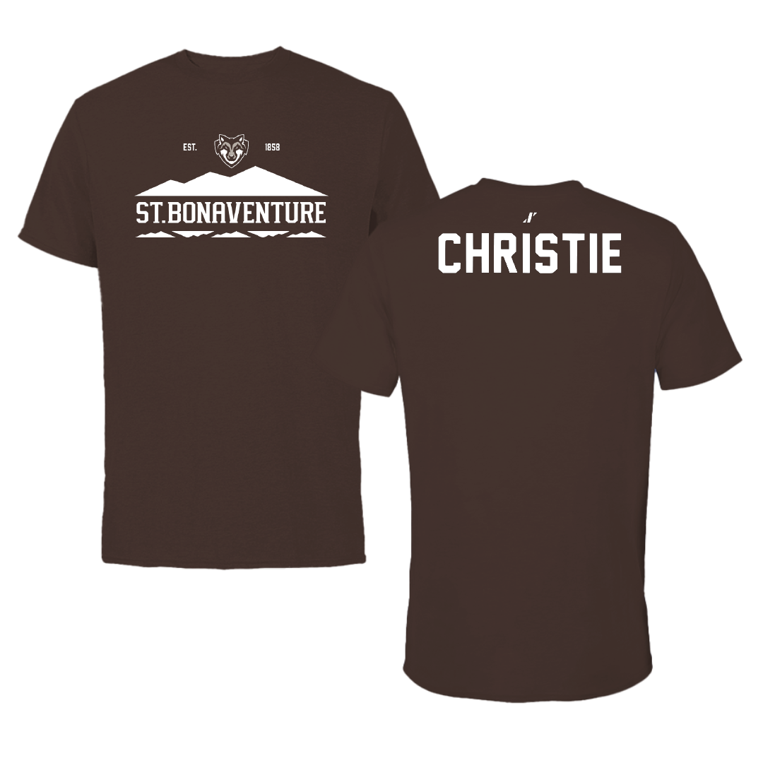 St. Bonaventure University Swimming & Diving Brown General Tee - Paris Christie