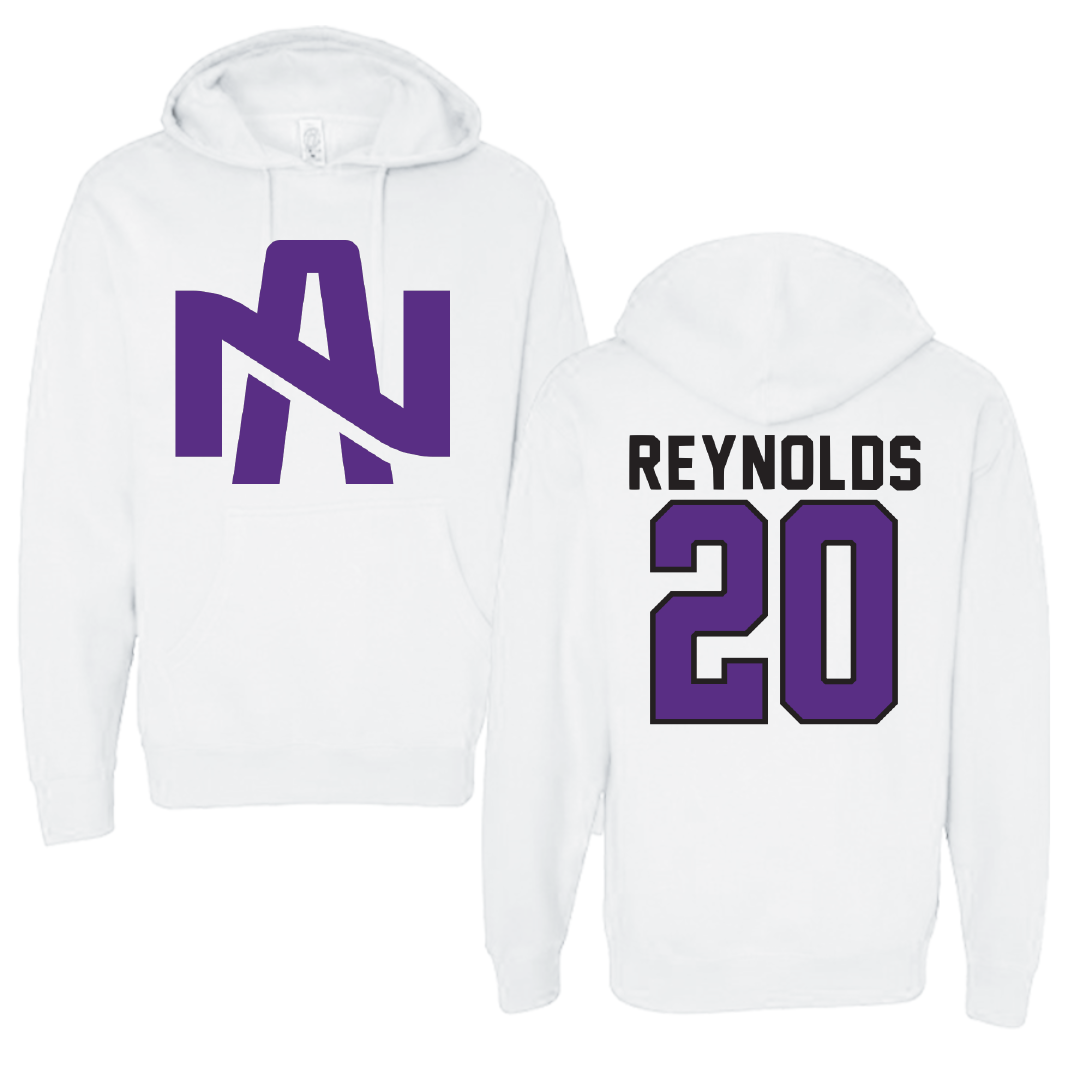 University of North Alabama Soccer White Hoodie - #20 Maddie Reynolds