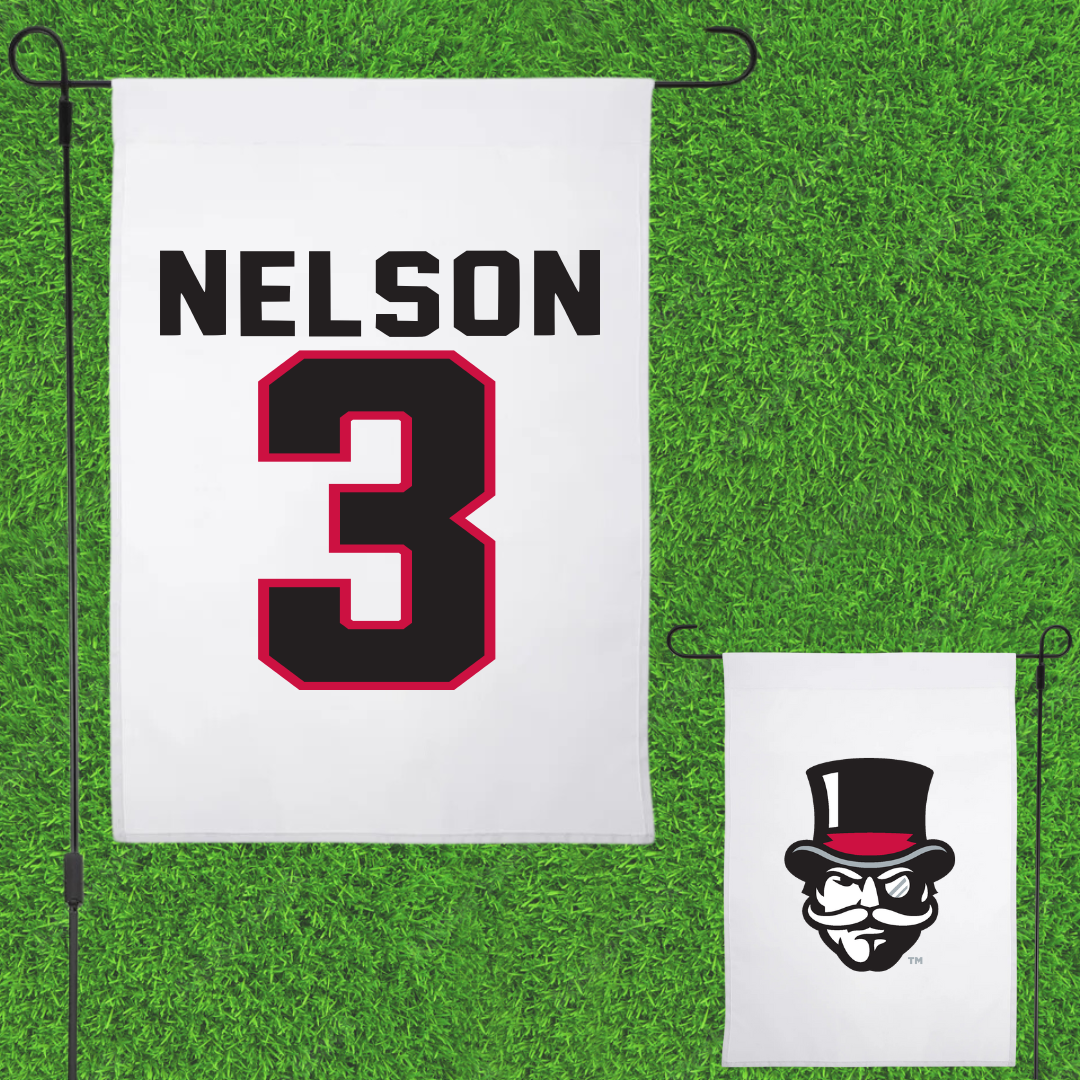 Austin Peay State University Basketball White Garden Flag - #3 Anala Nelson