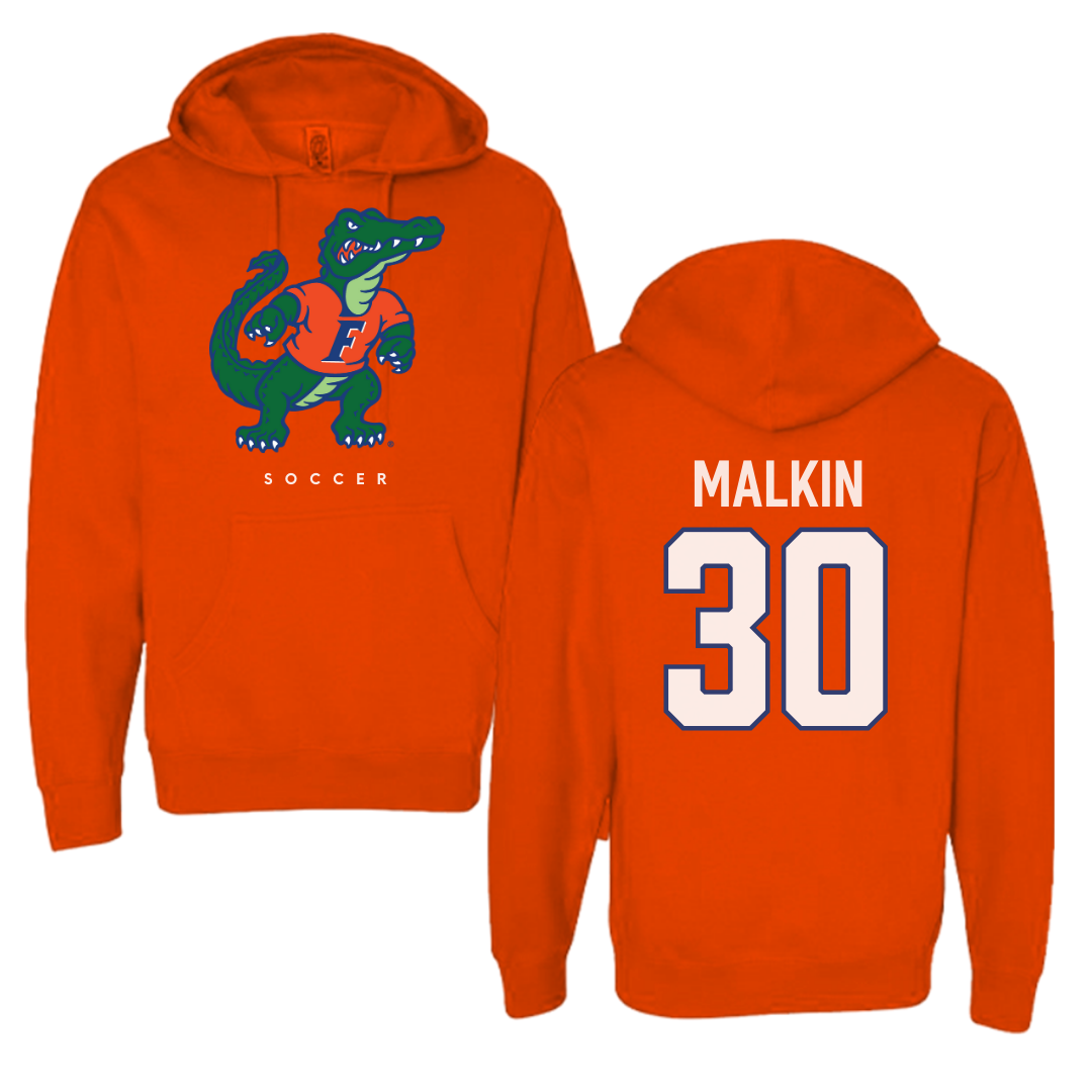 University of Florida Soccer Orange Hoodie - #30 Amelia Malkin