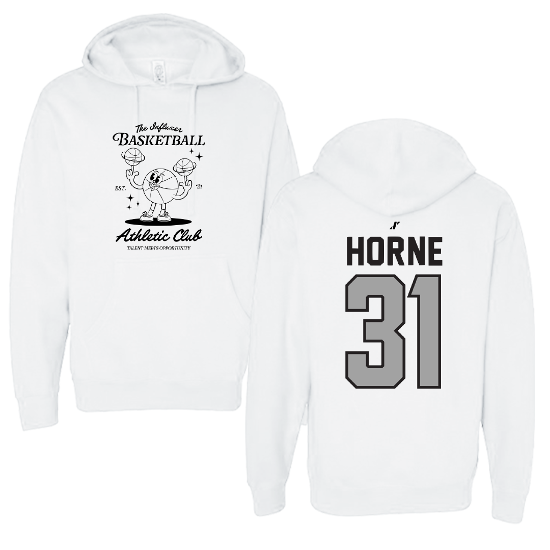 Basketball White Influxer Athletic Club Hoodie - #31 Alexius Horne