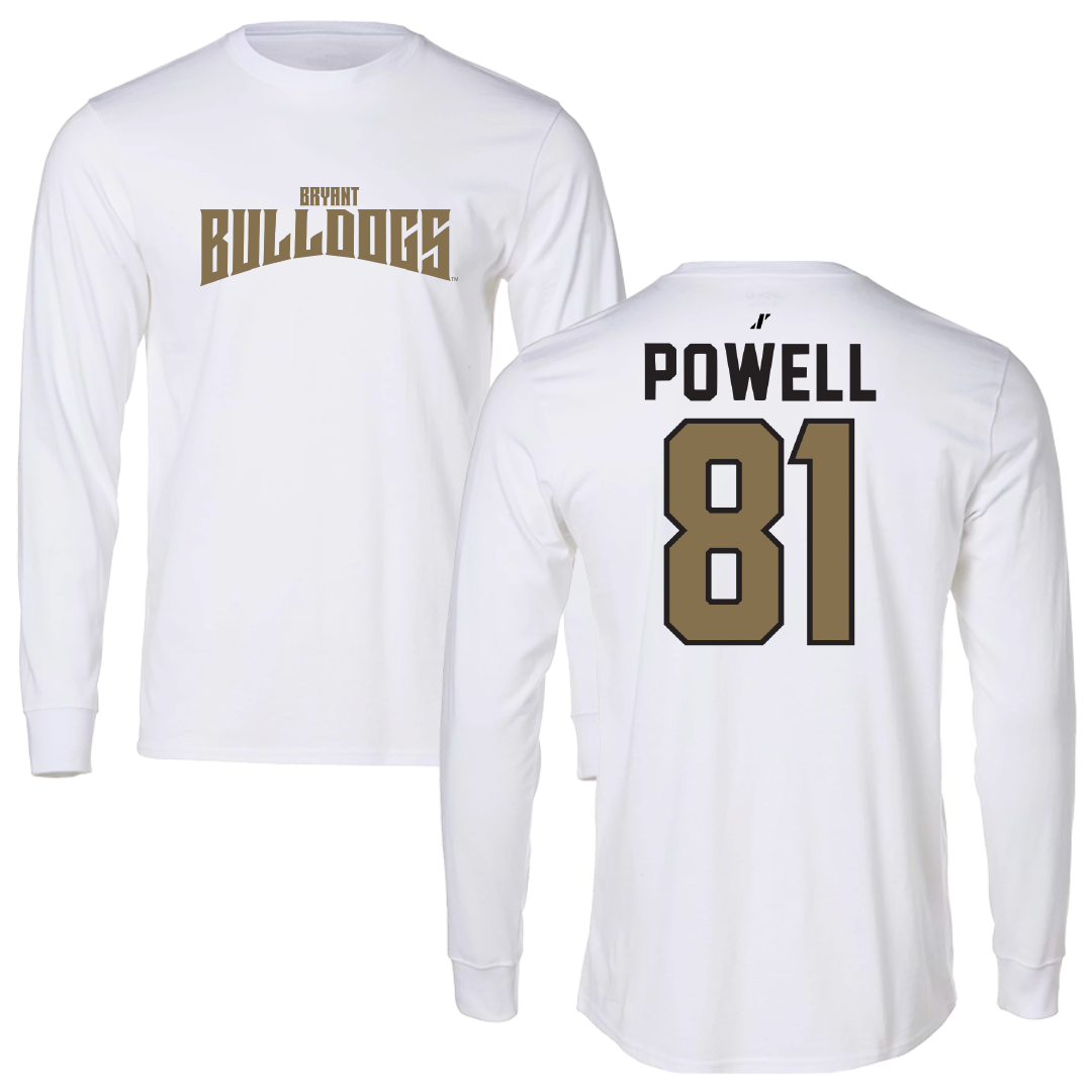 Bryant University Softball White Classic Performance Long Sleeve - #81 Lexi Powell