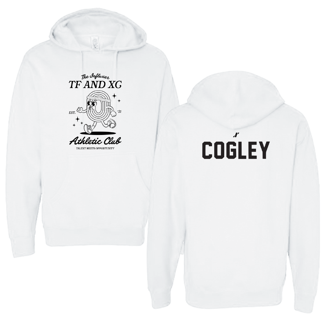TF and XC White Influxer Athletic Club Hoodie - Kien Cogley